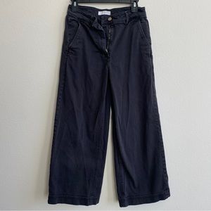 Everlane Black High Waisted Wide-Leg Jeans